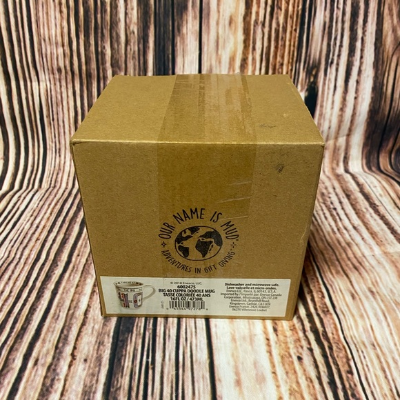 Our Name is Mud The Big 40 Cuppa Doodle Mug - Picture 4 of 13